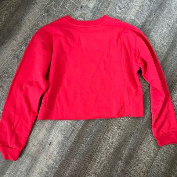 Disney's Mickey and Friends Cropped Christmas Sweatshirt-Size Large - Picture 2 of 6